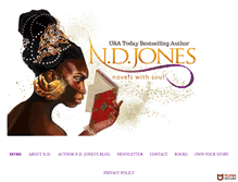 Tablet Screenshot of ndjonesparanormalpleasure.com